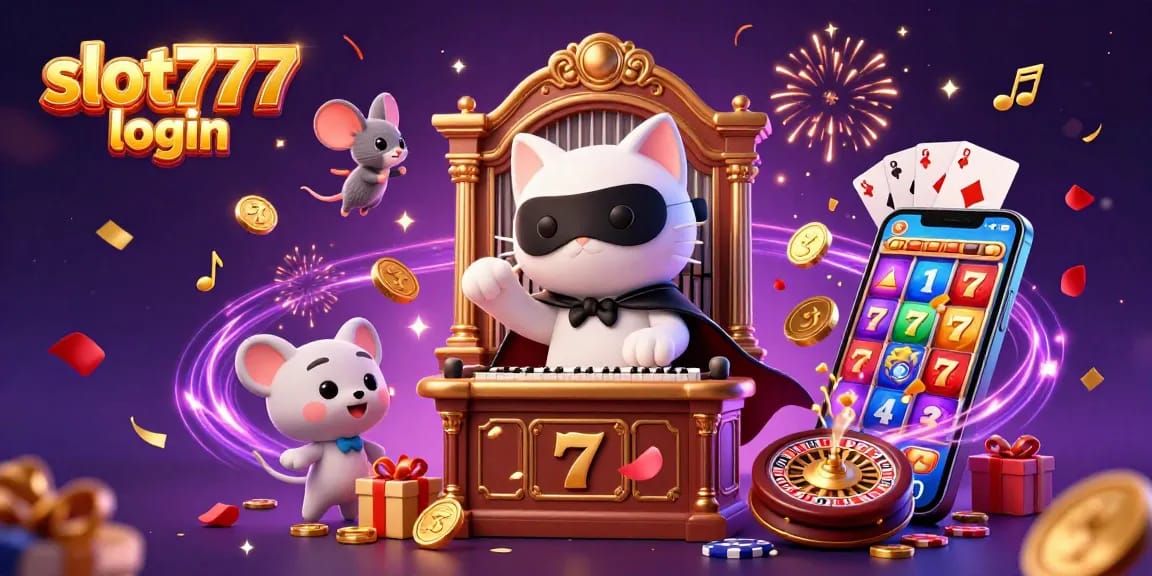 Experience thrilling jackpot action with slot777 login in a vibrant casino scene.