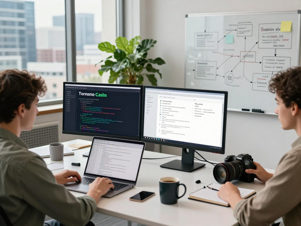 Tornardocash collaborative workspace showcasing cryptocurrency mixing technology with developers and transparent analytics.