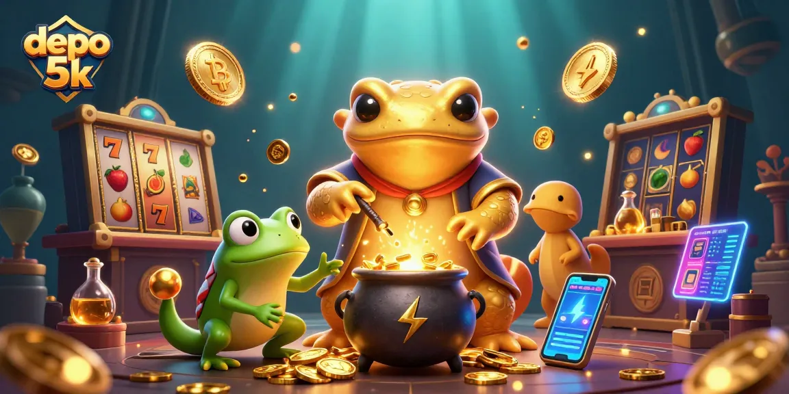 Experience maxwin opportunities at depo 5k with thrilling slot action and vibrant game elements.