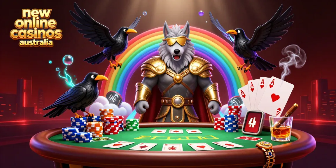 Experience new online casinos Australia with thrilling gameplay around Norse mythology characters and vibrant casino elements.