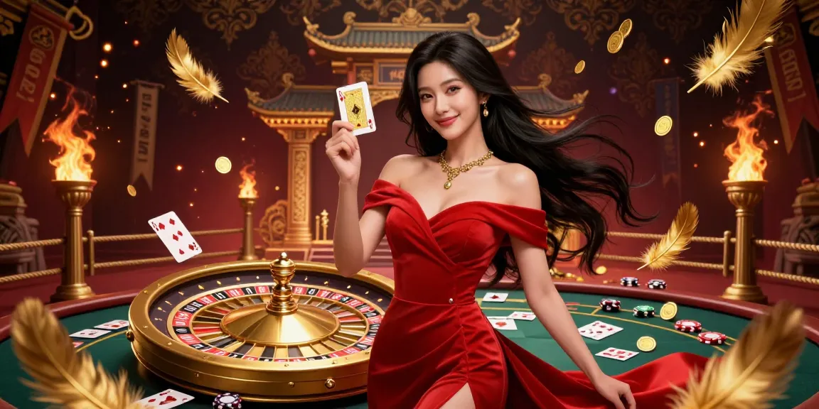 Experience the excitement of UFABET with glamorous casino elements and a stunning roulette scene.
