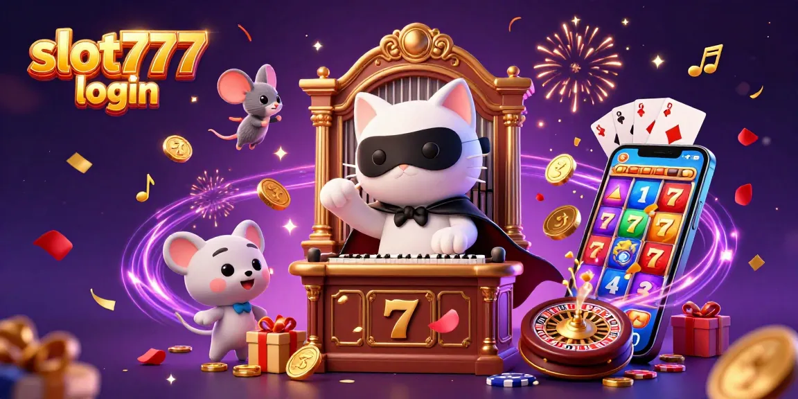 Experience thrilling jackpot action with slot777 login in a vibrant casino scene.